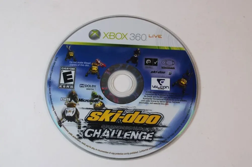 Ski-Doo: Snowmobile Challenge (Xbox 360, 2009) Game Disc Only, Tested/Works